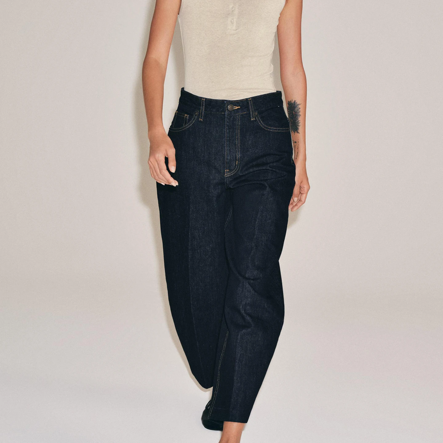High Waist Casual Cone Shaped Jeans Women's Fashion 2026 New Autumn Clothing High Waist Loose Fit Standard Version Button Clo...