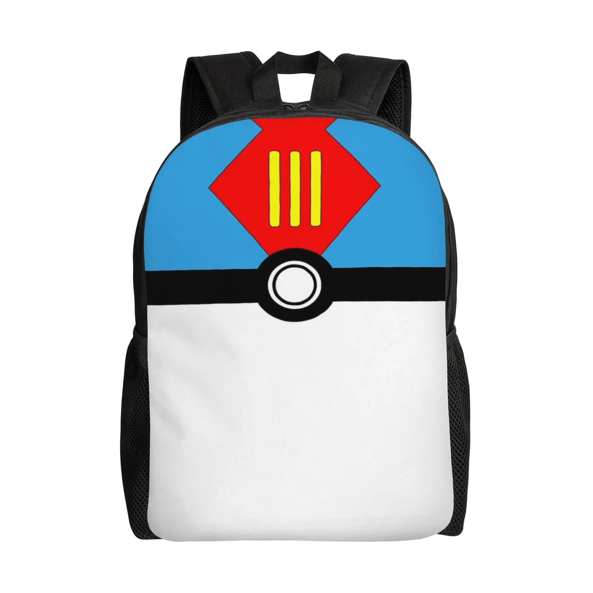 

Рюкзак Poke Ball Go Lure Ball для мужчин и женщин, модный студенческий деловой рюкзак, сумка для ноутбука с изображением Пикачу, уличная сумка через плечо