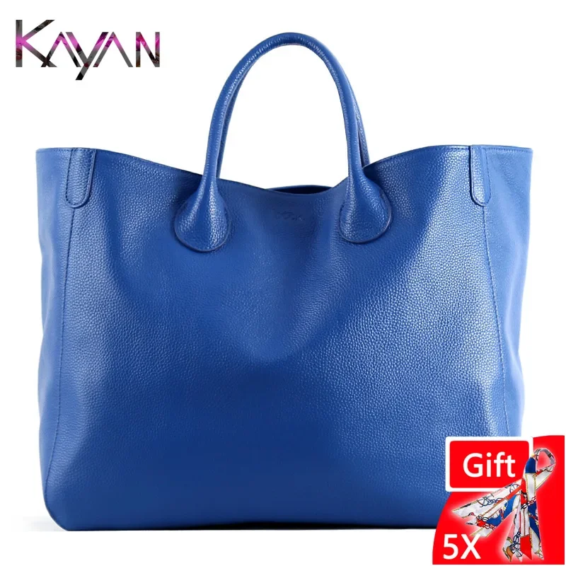 New super Large Women tote bag cow leather star style Female shoulder bag hot in shopping bag summer Luxury beach bag