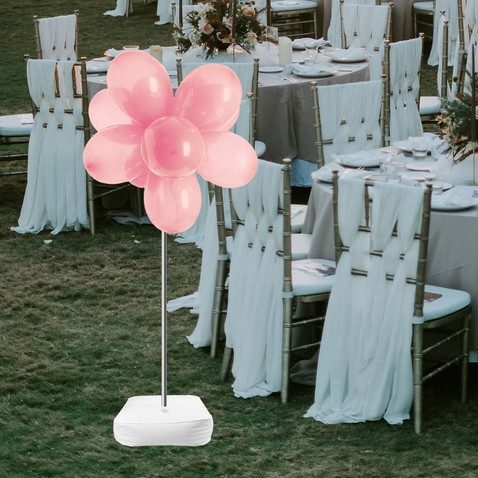 

2Pcs Square Water Bags Balloon Arch Weights Reusable Pool Weights for Events Decor Balloon Clamps for Arch Water Weight Bag