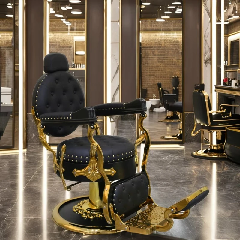 

Modern Leather Barber Chair for Barbershop & Home Hotsell Hydraulic Reclining Styling Salon Furniture