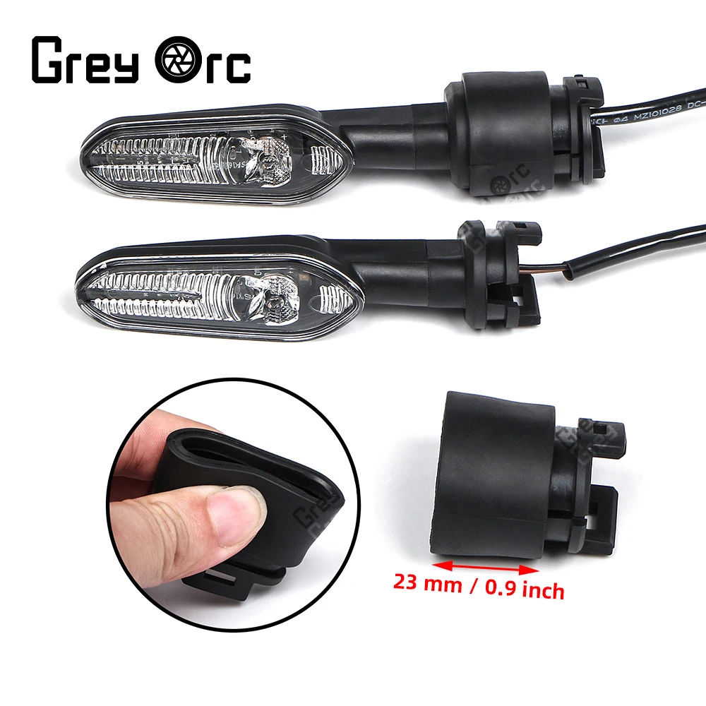 For Yamaha YZF-R3 YZF R3 2020-2021 2022 2023 Front Rear LED Turn Signal Light 340mm 570m Flasher Indicator Blinker Lamp