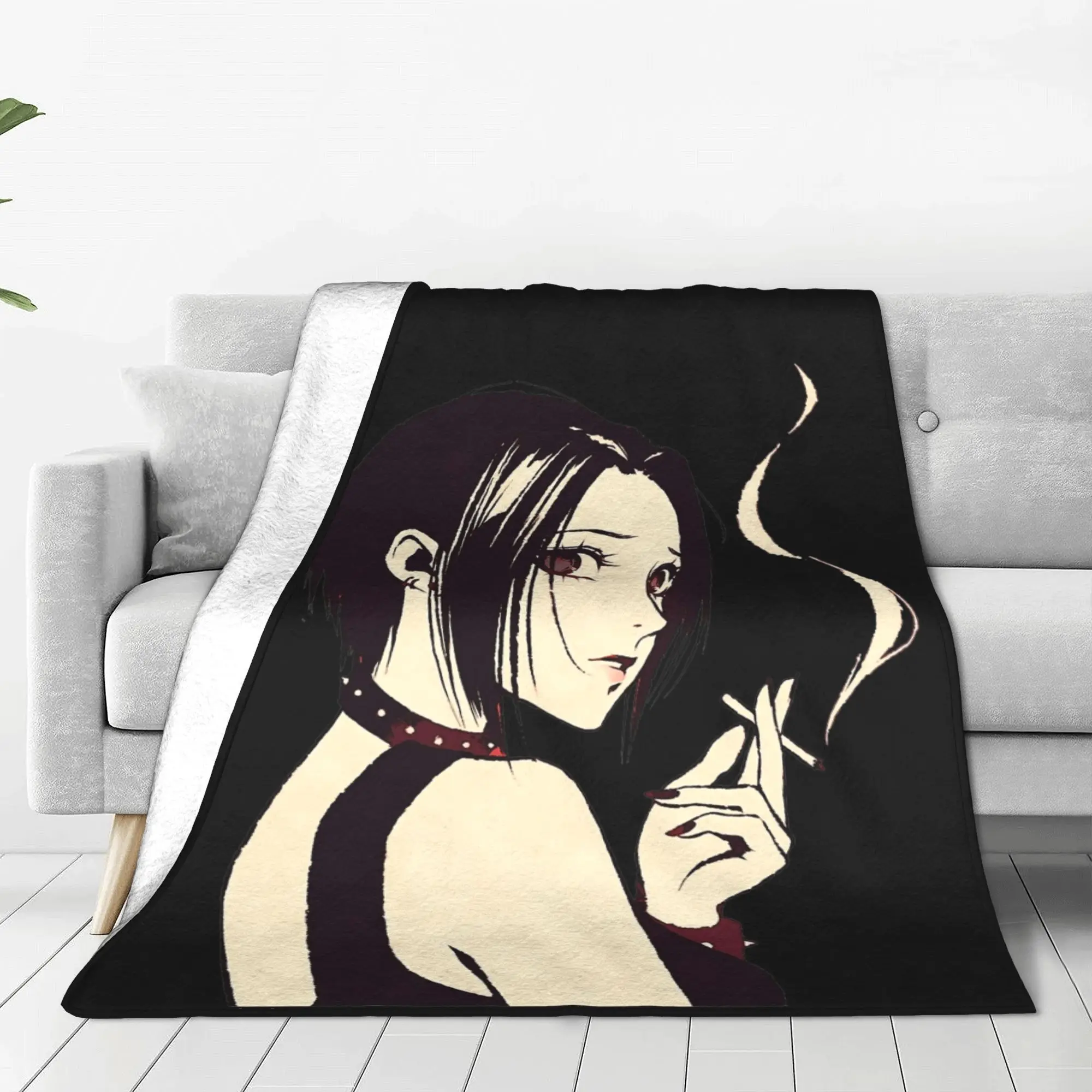 NANA Osaki Black Stones Blankets Manga & Anime BLAST Fuzzy Funny Soft Throw Blanket for Home Summer