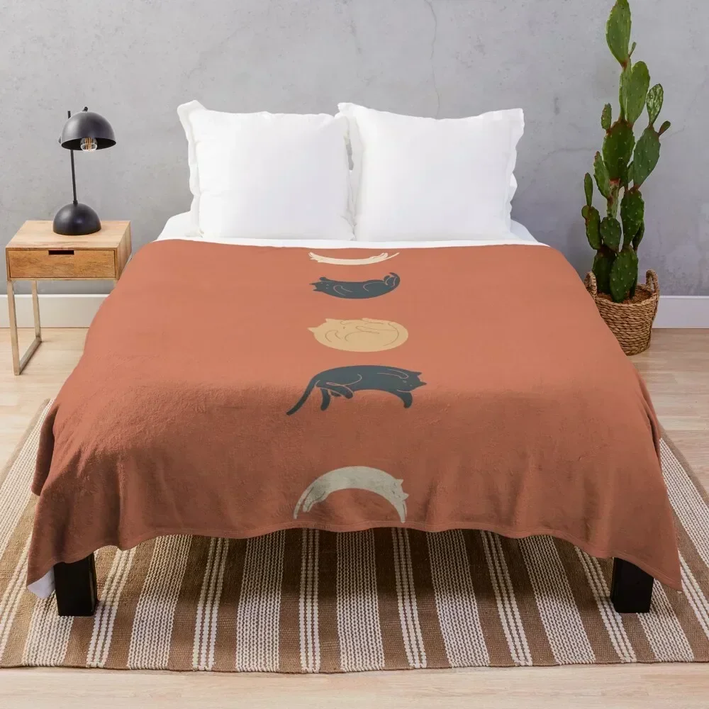 

Cat Landscape 61 Throw Blanket Easy Care Comfortable Blanket for Couch