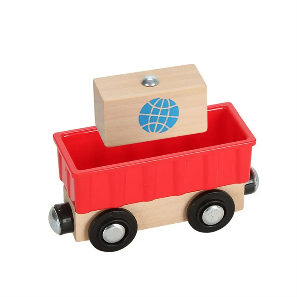 

Игрушка-локомотив Магнитный поезд Игрушки Транспортные средства Комбинированные железнодорожные треки Машины Модель поезда Сборка Деревянный магнитный поезд