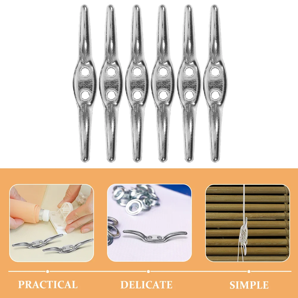 6 قطعة الحبل المعدني أعمى المربط الثقيلة خطاف أمان لستائر النوافذ ظلال الأسطوانة سهلة التركيب الحبل اللفاف الملحقات #3