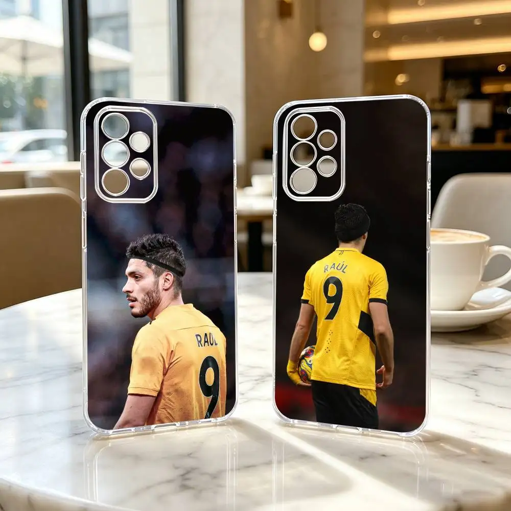 Raul Jimenez Football 9 Phone Case Transparent Silicone Soft For Samsung S25,S24,S21,S22,S23,S30,Ultra,S20,Plus,Fe