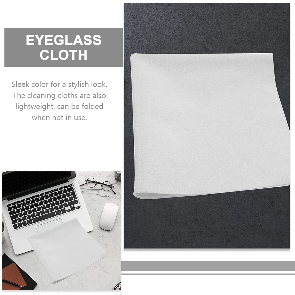 

4Pcs Microfiber Microfiber Lens Cloth Cloth for Glasses Camera Lens Phone Screen Instruments Gray Large Size Non Scratch