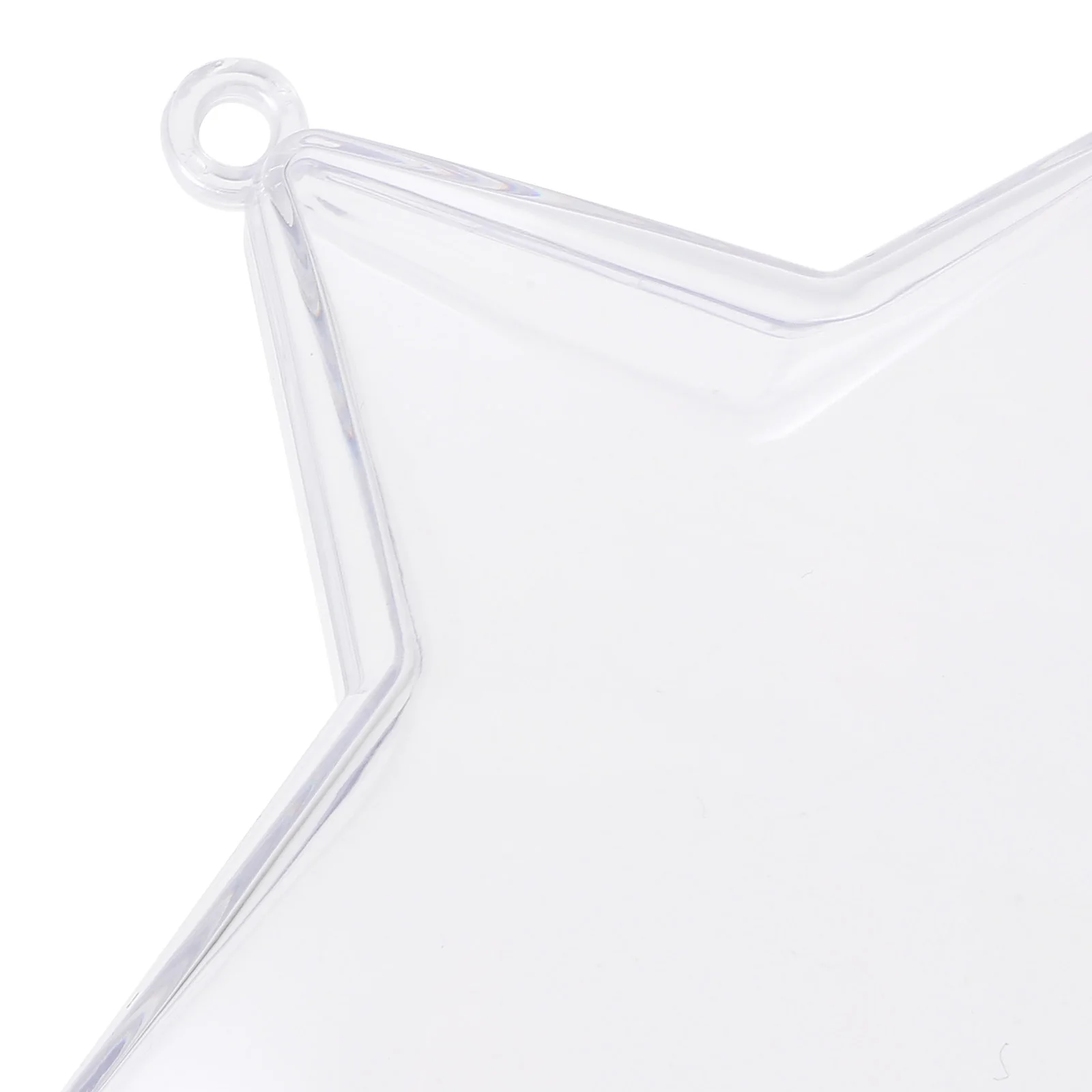 

10Pcs Pentacle Candy Boxes Clear Plastic Storage for Christmas Wedding Party Creative Candy Container Favor Box