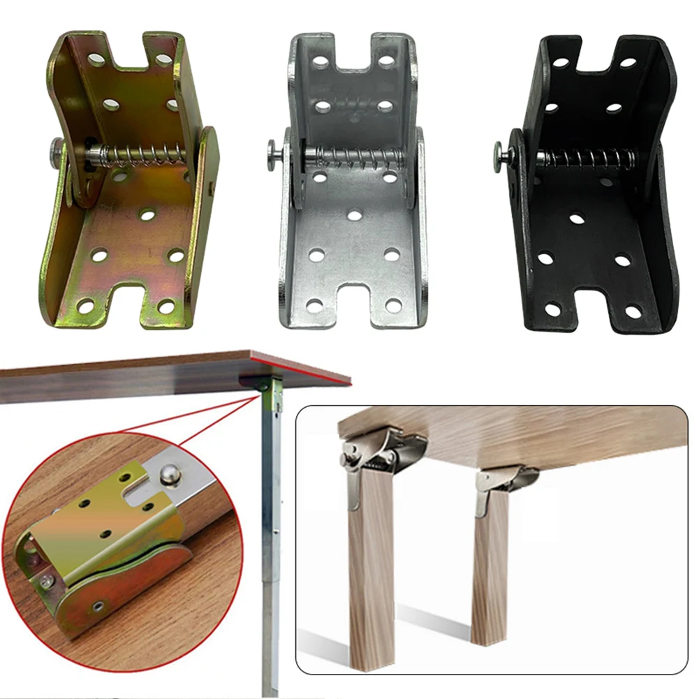 90 ° Bisagra plegable autoblocante, patas de mesa, extensión de silla, bisagras de pies plegables, Hardware, bisagra de soporte de elevación para sofá cama