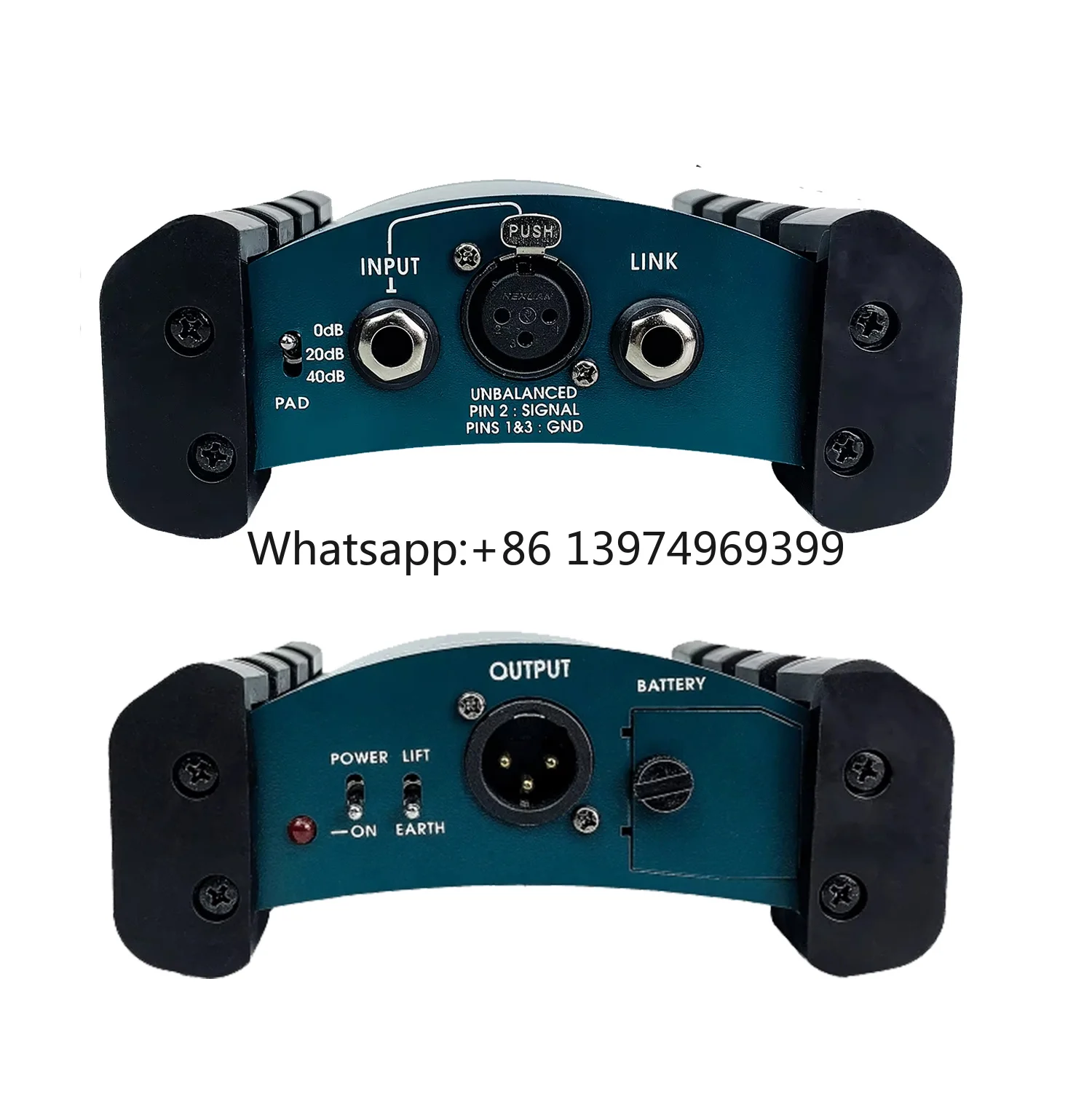 New Arrived Audio Directly Box Active Guitar DI Box for Studio Recording Stage Performance