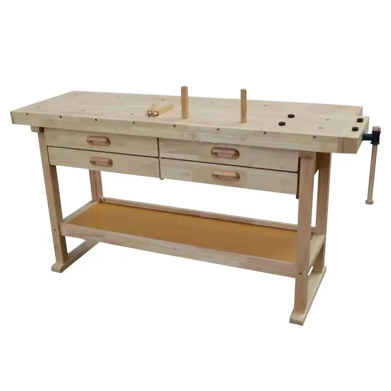 Woodworking Table Multifunctional Workbench Mold Operation, Processing Jewelry, Teaching and Other Diy Workbench