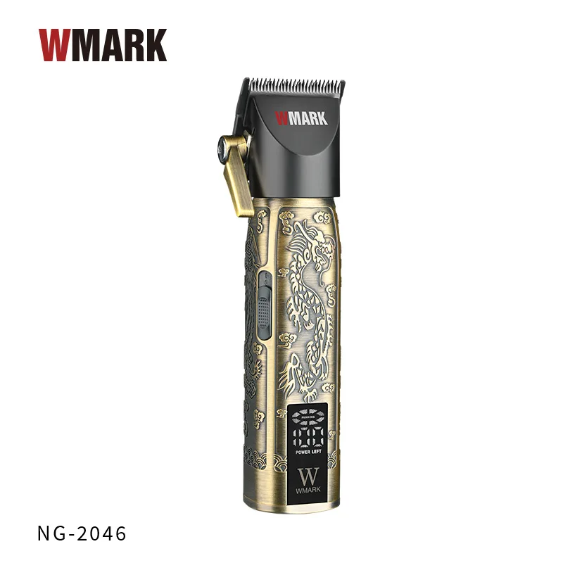 WMARK High speed hair clipper NG-2046 oil head electric clippers hot selling charging hair salon professional class