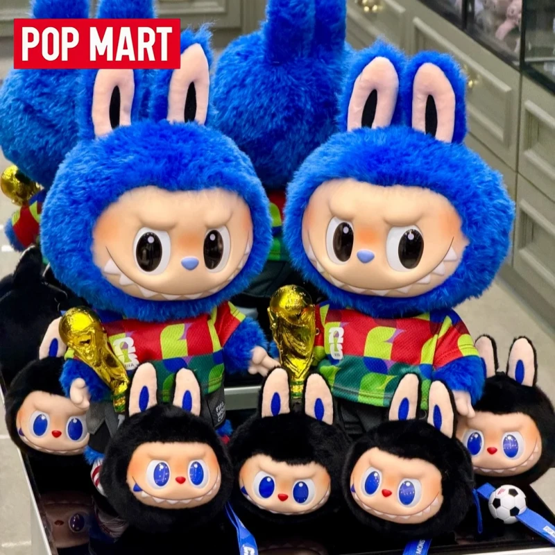 

In Stock Genuine Pop Mart The Monsters X Fifa World Cup 2026 Series Vinyl Plush Labubu Cute Pendant Doll Collectible Model