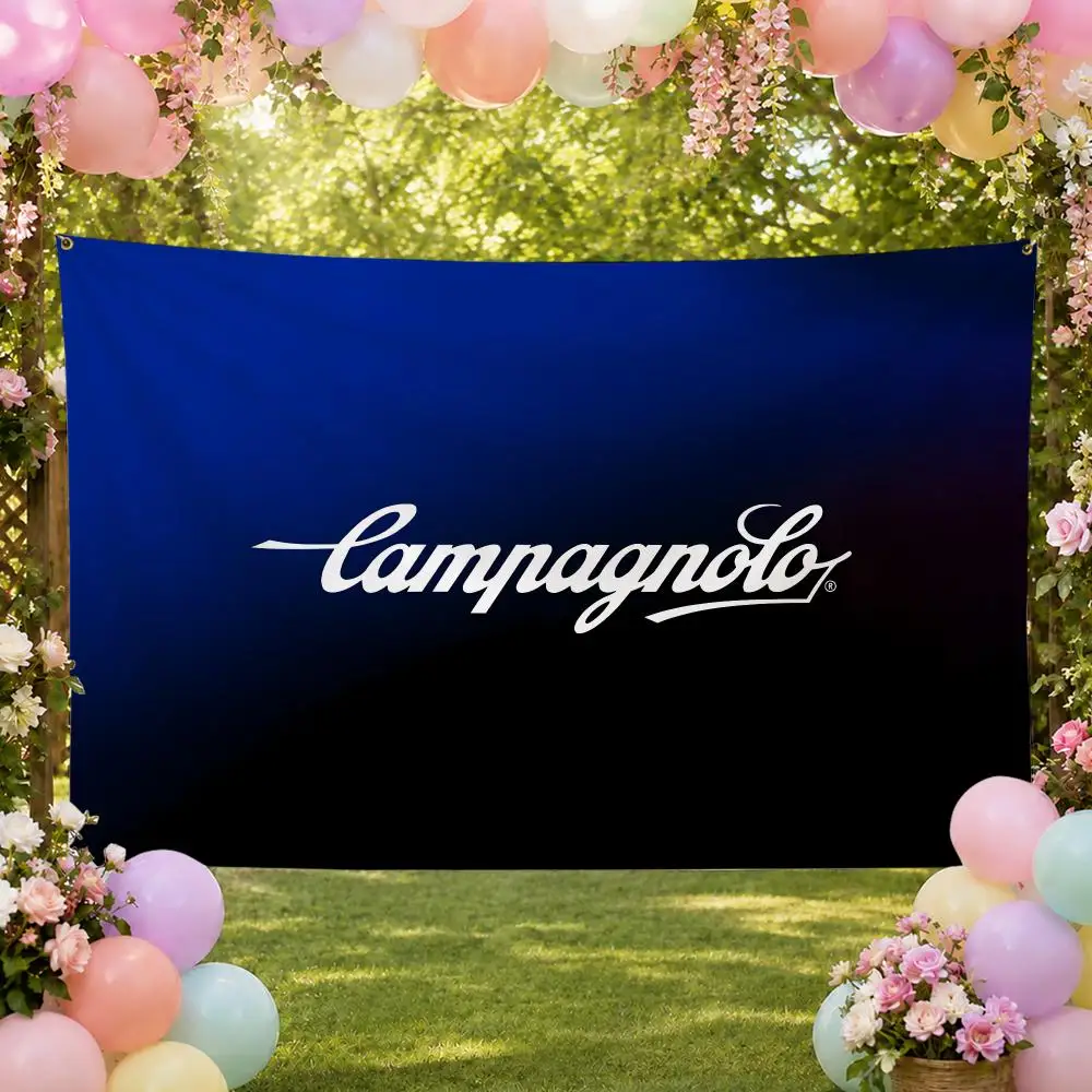 Brand Popular Classic TV Campagnolo Flags Fan Banner Tapestry Wall Hanging Garage BarDorm Camp Party Outdoor Home Decor Gift