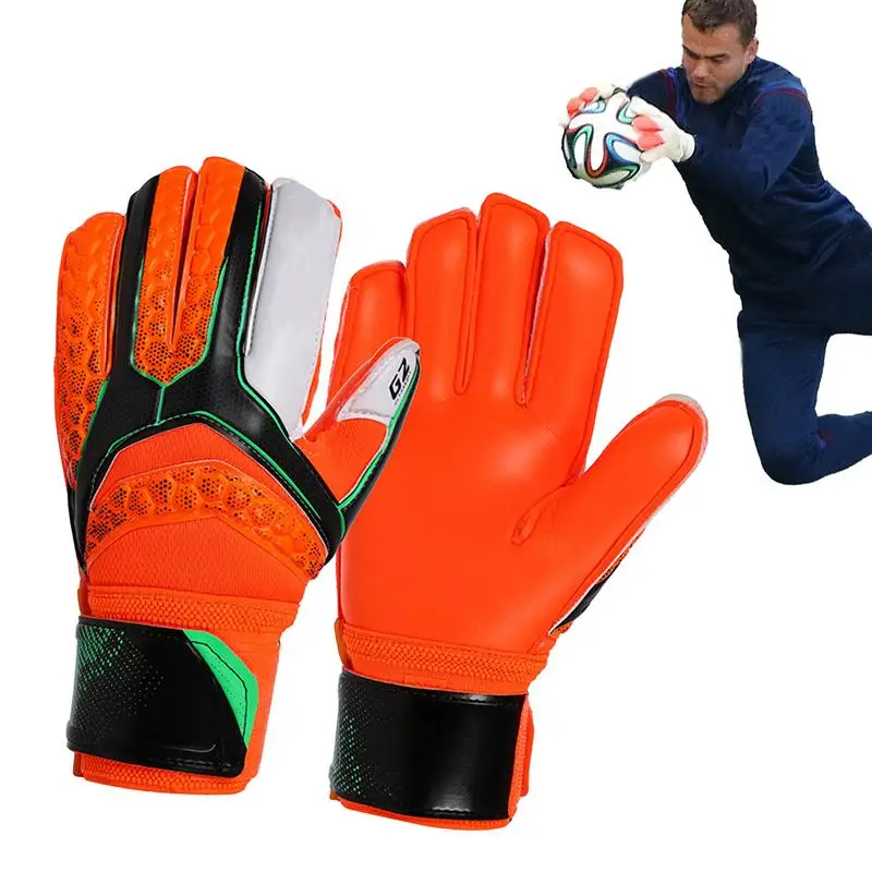 

Goalkeeper Gloves Kids Football Anti-Slip Goalie Gloves Soccer Latex Keeper Gloves Soccer Goalie Gloves For Training And Match
