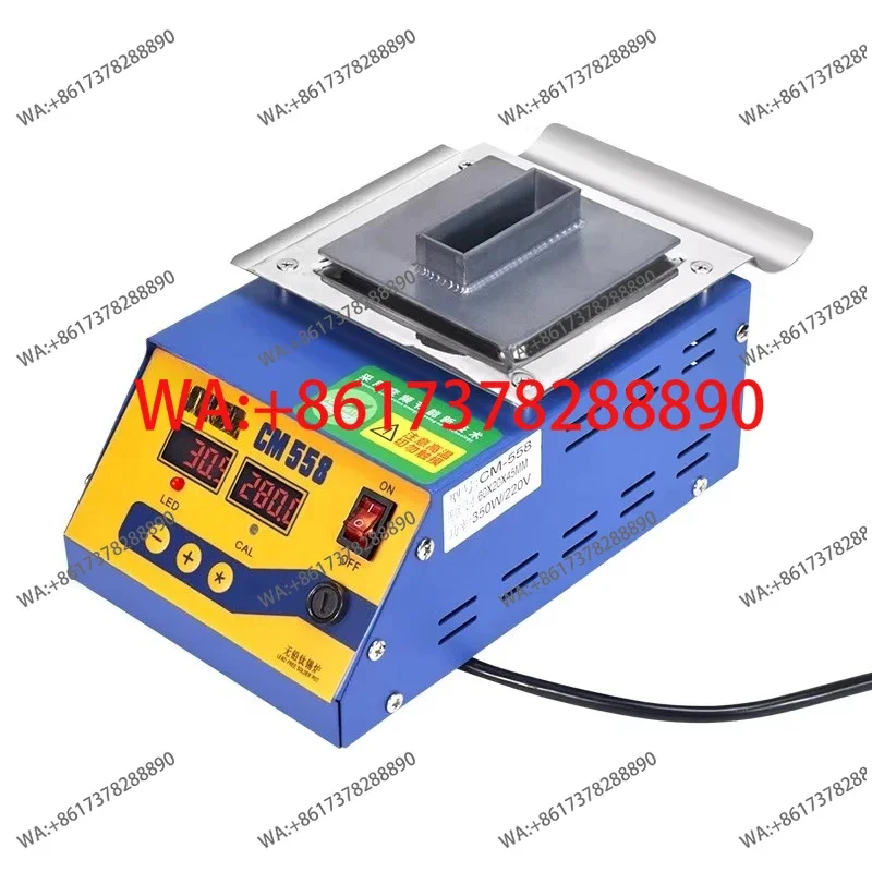 Computer main board memory stick graphics card slot dismantling and maintenance IC slot seat repair soldering furnace