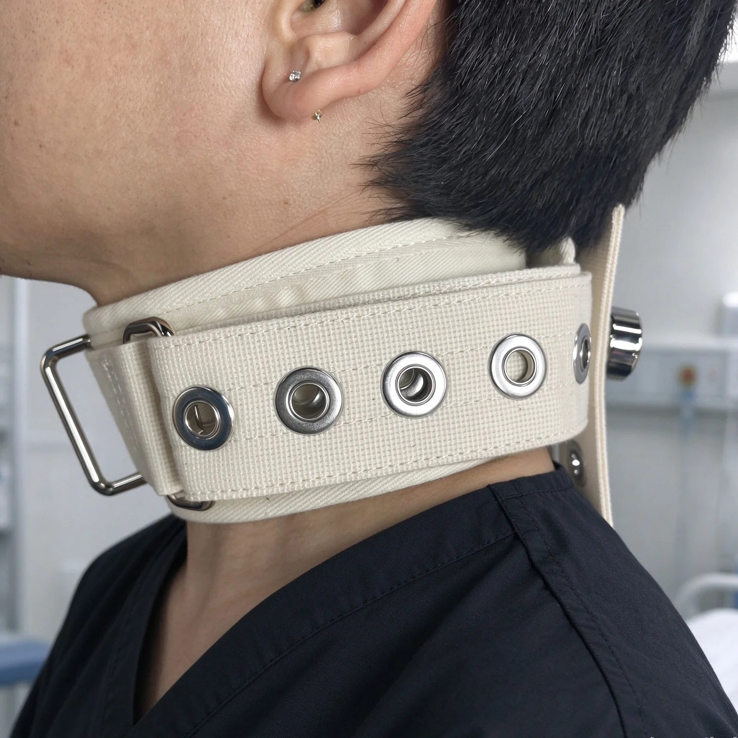 Wrist and Neck Restraint Set with Magnetic Lock