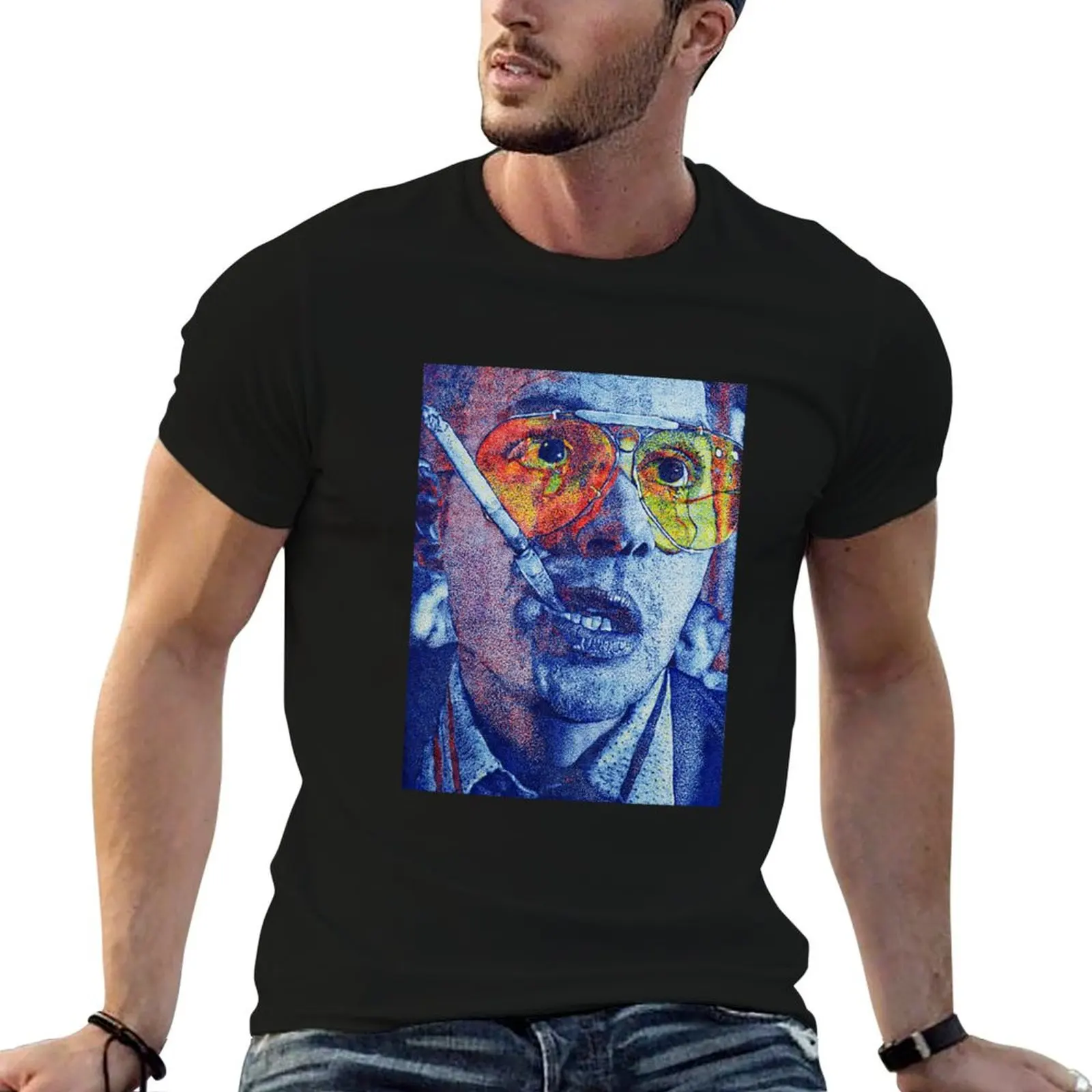 

Fear and Loathing T-Shirt t shirts for man graphic tees man t shirts high quality luxury brand cotton t shirts man 100% T-Shirt