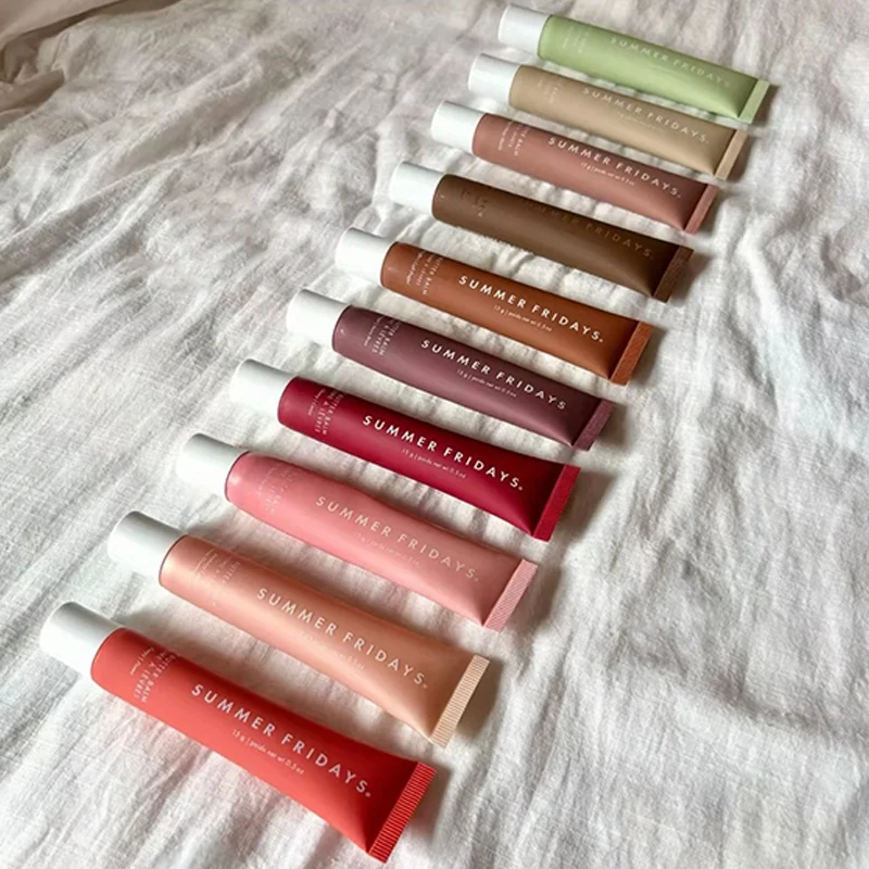 オリジナルサマーフライデーズリップバター保湿治療唇エクスフォリエーターバニラ口紅ソフトチューブミラーリップグロスリップメイク
