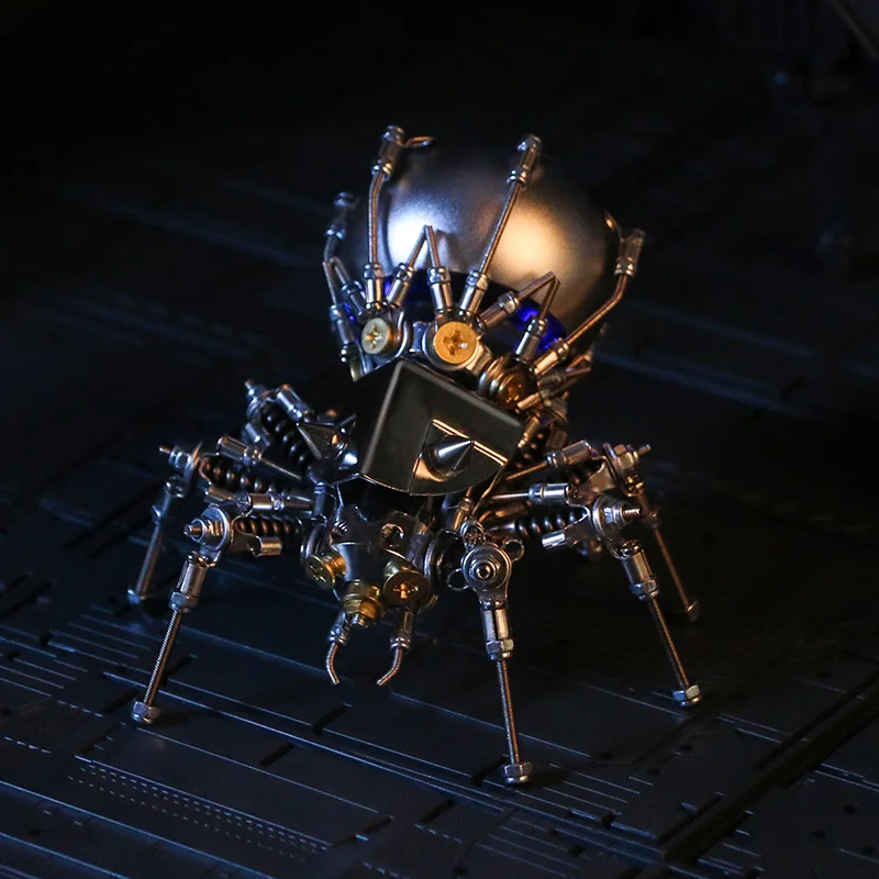 メカニカルスパイダーメタル組立モデル Bluetooth ステレオフィギュアおもちゃ DIY ハイエンド誕生日ギフト装飾品