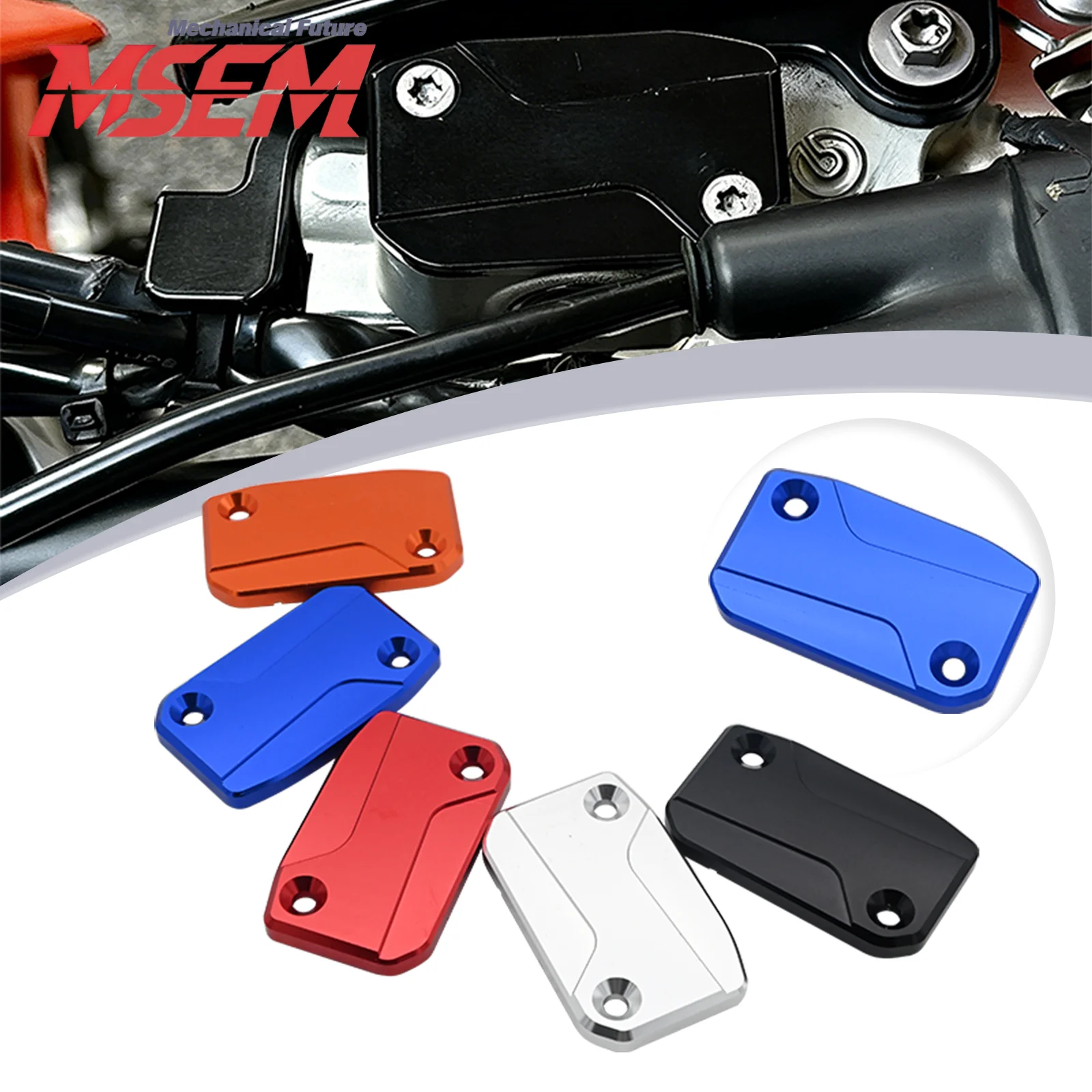 CNC Front Brake Clutch Fluid Reservoir Cover Cap For KTM 25-500 XC/XC-W/XCF/SX/SXF/EXC/EXCF Husqvarna TE 250/300 FC 250-450