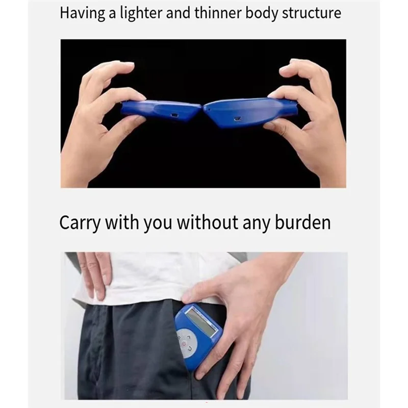 A26F-ЖК-экран, автомобильная краска, толщиномер пленки Fe Nfe, зонд 0,1Μm 0-3000Jm, тестер покрытия