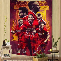 Football Champion Soccer Star Colorful Tapestry Wall Hanging Cheap Hippie Wall Hanging Bohemian Wall Tapestries Mandala Sheets