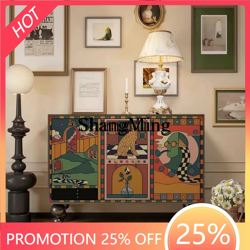 

SM светлый роскошный гостиная дома твердый деревянный обеденный боковой шкаф современный простой кухонный шкаф для хранения вещей