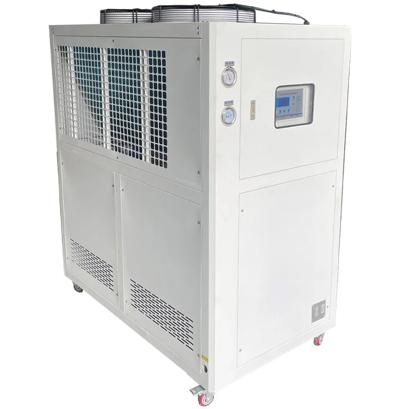 Machine à eau glacée industrielle 12HP, unité de refroidissement refroidie à l'air, refroidissement rapide, moule d'injection, Machine à eau glacée