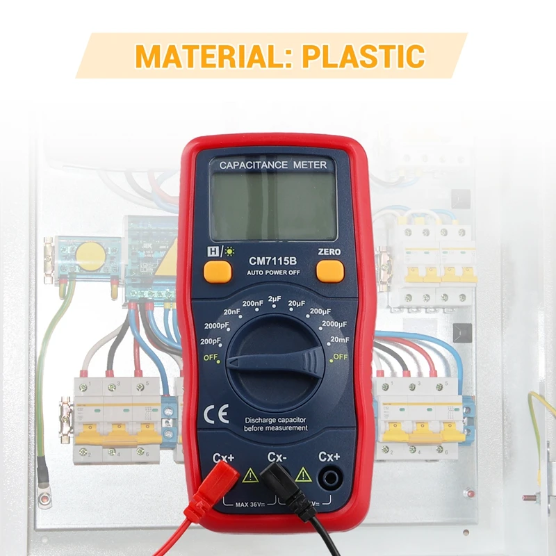 ●Digital Capacitor CM7115B Test Capacitance Meter Digital Capacitance Meter No Discharge Capacitance Meter-ABFB
