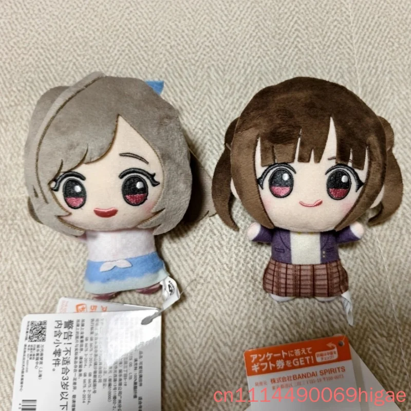 Bandai Original The Idolmaster Shiny Colors Chibi Gurumi Team Stella Vol 1.2 Plush Keychain Anime Madoka Higuchi Pendant Gifts
