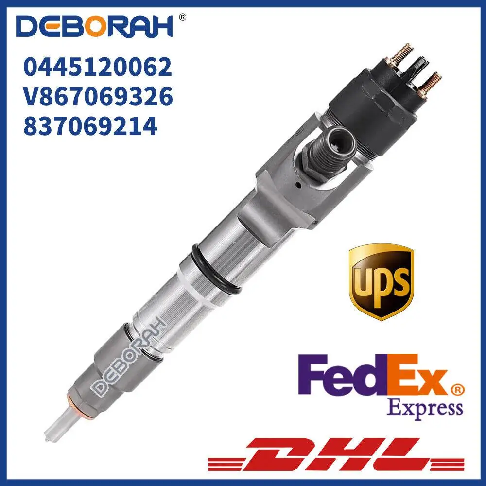 

New Diesel Fuel Injector 0445120062 837069214 Injector Nozzle For Volvo EC210 EC210B Engine D6D