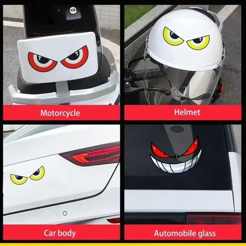 SZCH Erhöhte böse Augen Auto Aufkleber Dekorative Aufkleber wasserdichtes -Accessoire