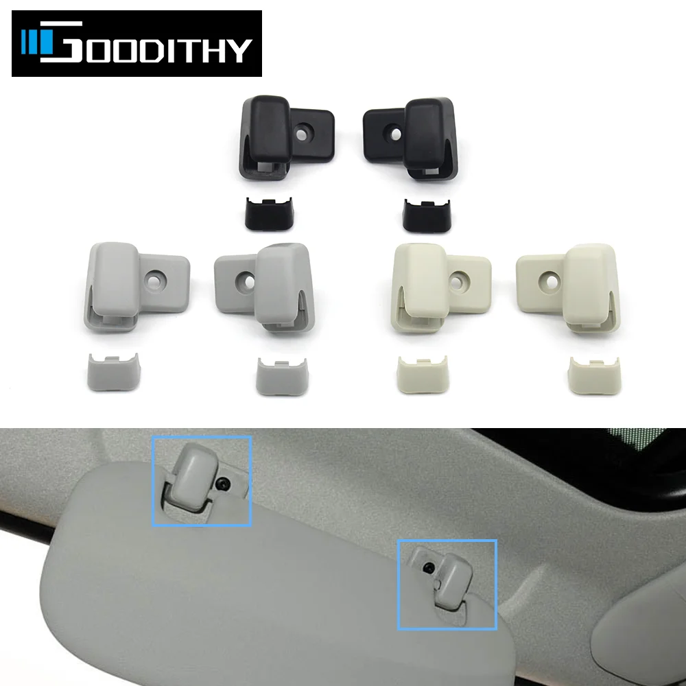 

LHD RHD Car Sun Visor Fixed Clip Buckle Retainer Hook Bracket For BMW MINI R55 R56 2006-2013 51162753551 51162753585