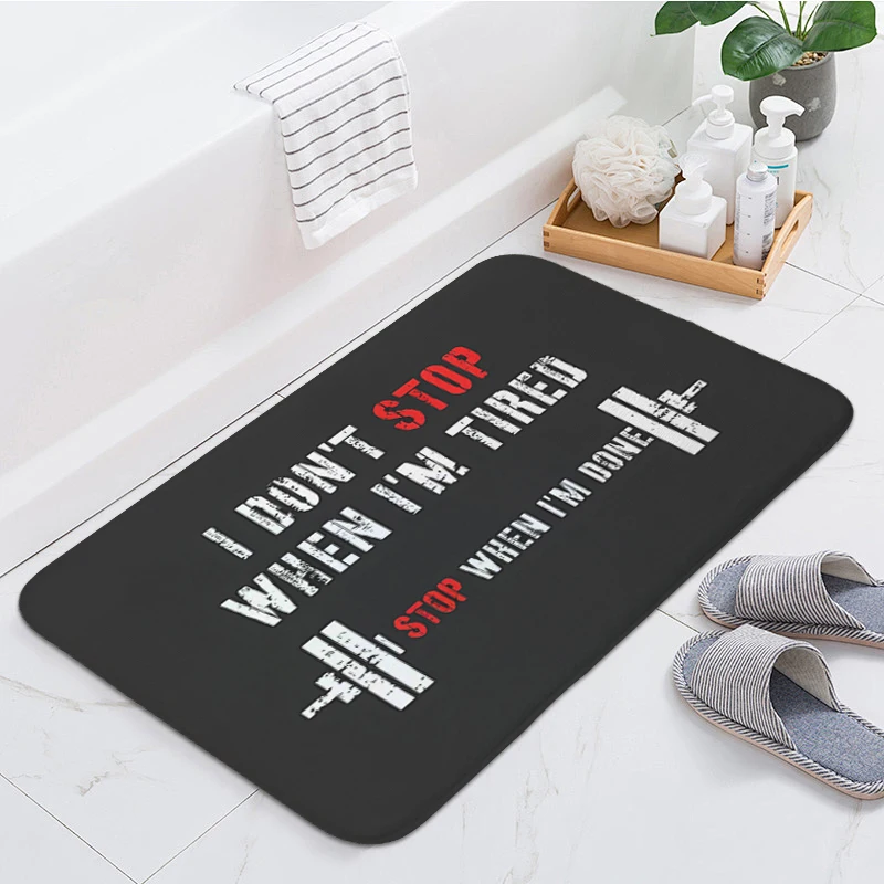 

Living Room Rug D-Gym Corridor Carpet for Kitchen Custom Doormat Entrance Door Bathroom Hallway Balcony Foot Mat Slip-resistant