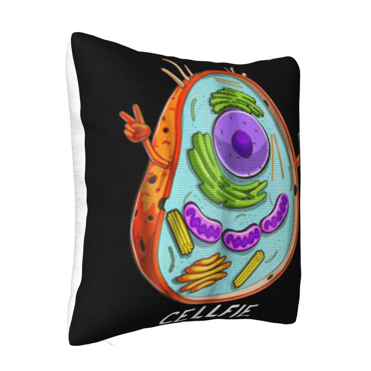 Nice Cellfie Biology Funny For Christmas Gift Rock Cartoon Character Creative Plus Size Pride Pillow Case