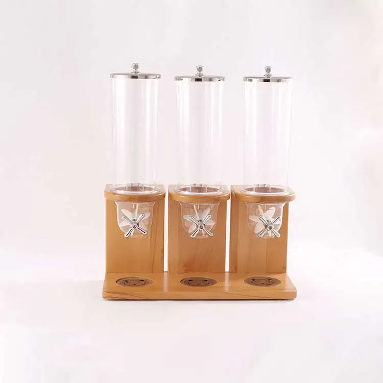 Acrylic Single Bulk Cereal Dispenser Dry Food Candy Storage Container