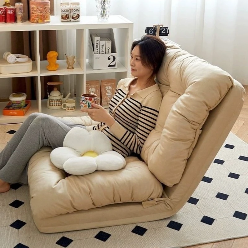 

Lazy sofa foldable balcony sofa tatami floor adult lazy
