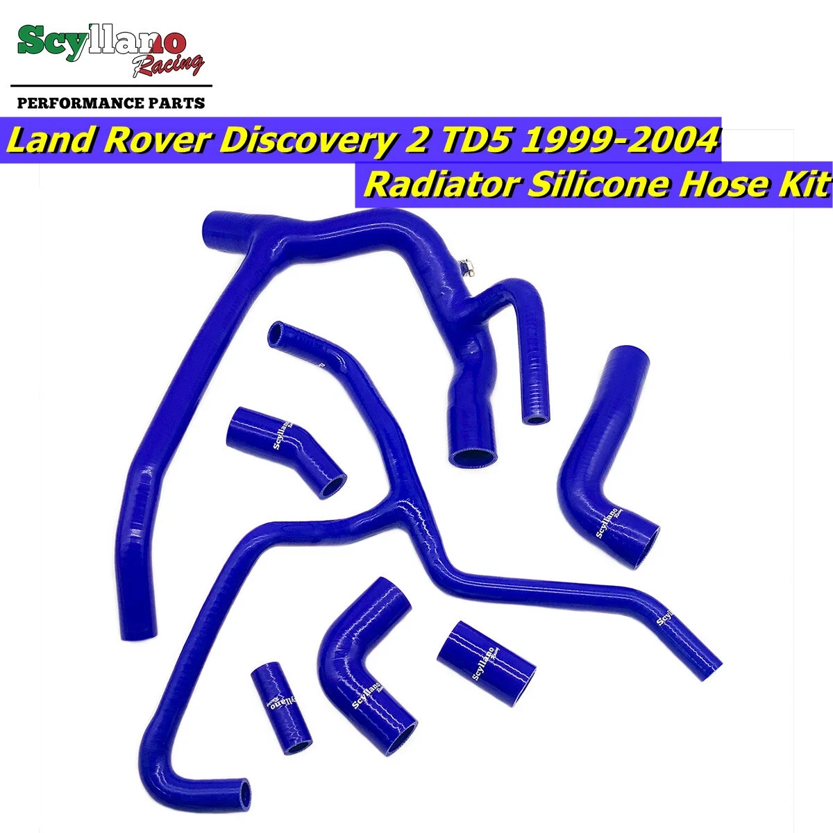 Kit de mangueras de silicona para radiador, tubo de refrigerante para Land Rover Discovery 2 TD5 1998-2004 03 02 01 00 99