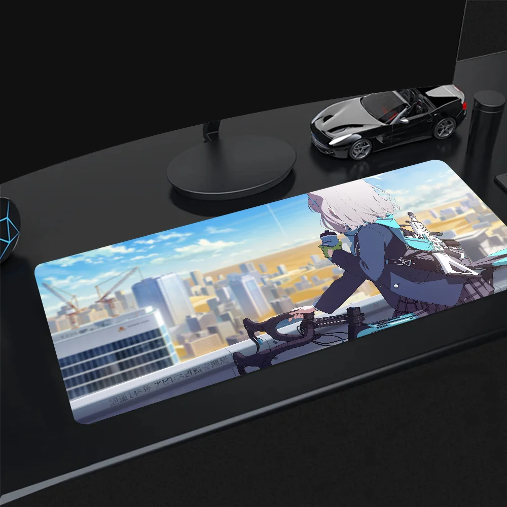 Game Blue Archive Mousepad Mouse Mat Desk Mat With Pad gaming accessories Prime Gaming XXL Keyboard Pad