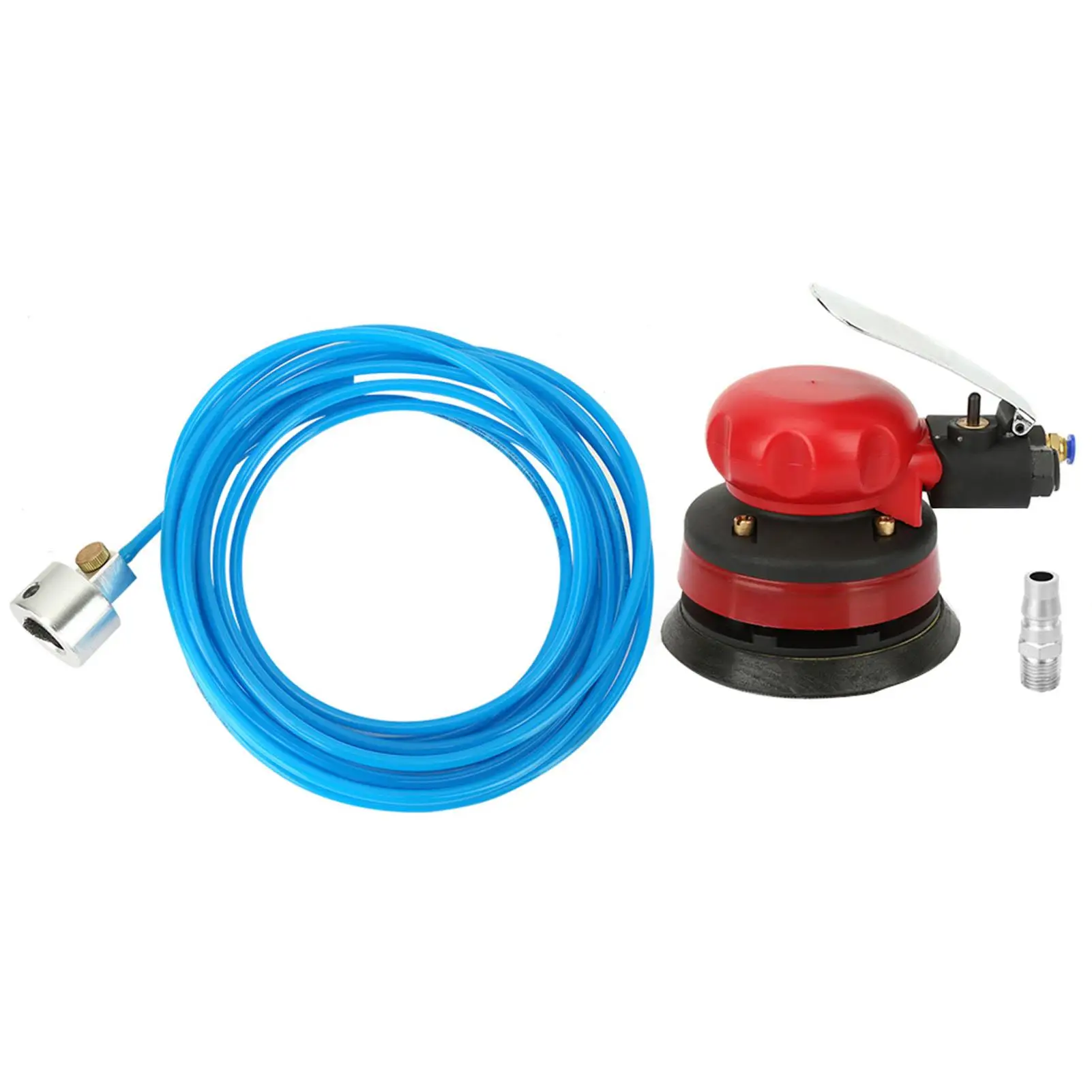 

5Inch Pneumatic Air Sander Polisher 1/4Inch Inlet Grinding Tool Kit for car Paint Rust Removal and Surface Finishing
