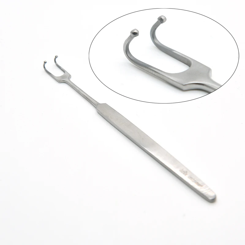 Double Eyelid Hook Plastic Surgical Tool Sharp Head Blunt Sharp Ball Head Eye Bag Double Claw Pull Skin Hooks