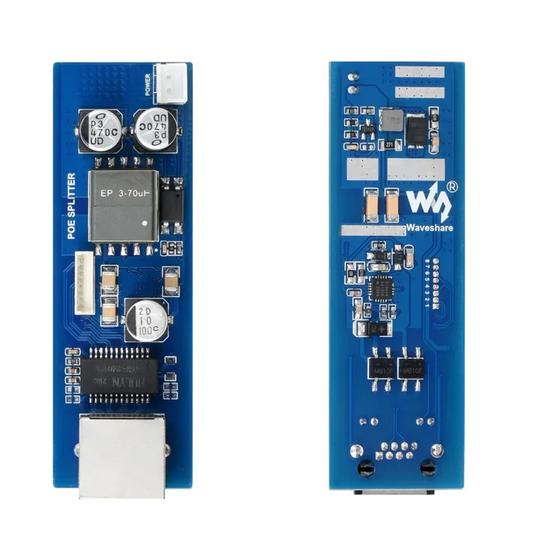 5v poe splitter tipo-c usb tipo-c gigabit poder sobre Ethernet módulo com metal para framboesa pi 4 modelagem b 4gb 8gb ram 4b