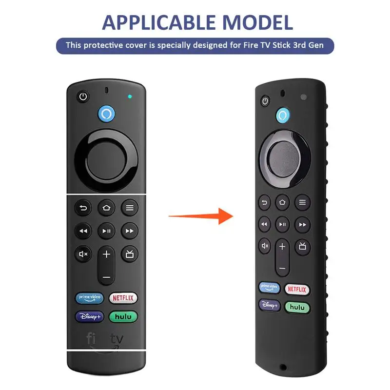 2022 New Third Generation Remote Control Cover For Fire TV Stick The 3rd Gen Anti-drop Dustproof Silicone Protection Case Covers