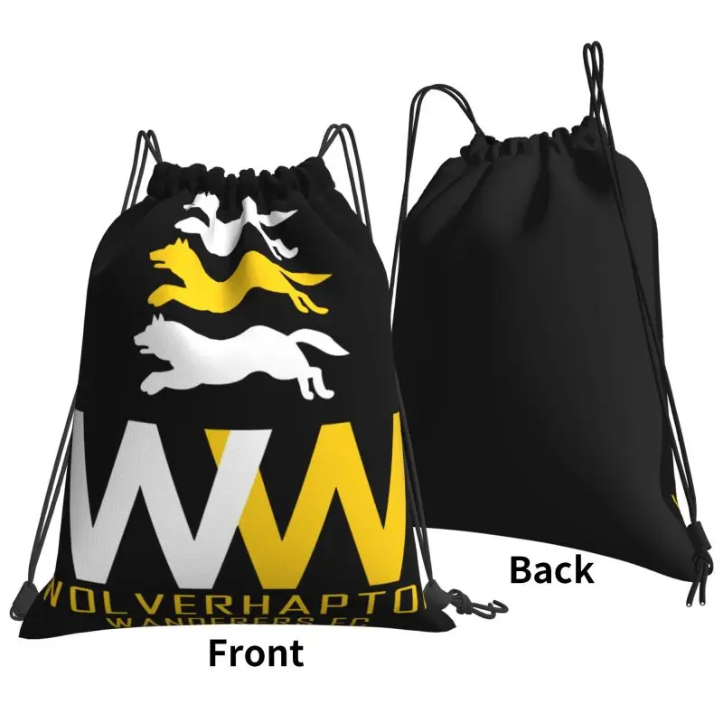 Wolverhampton Wanderers Drawstring Bags Gym Bag Vintage New Style Personalised Clothes Backpacks