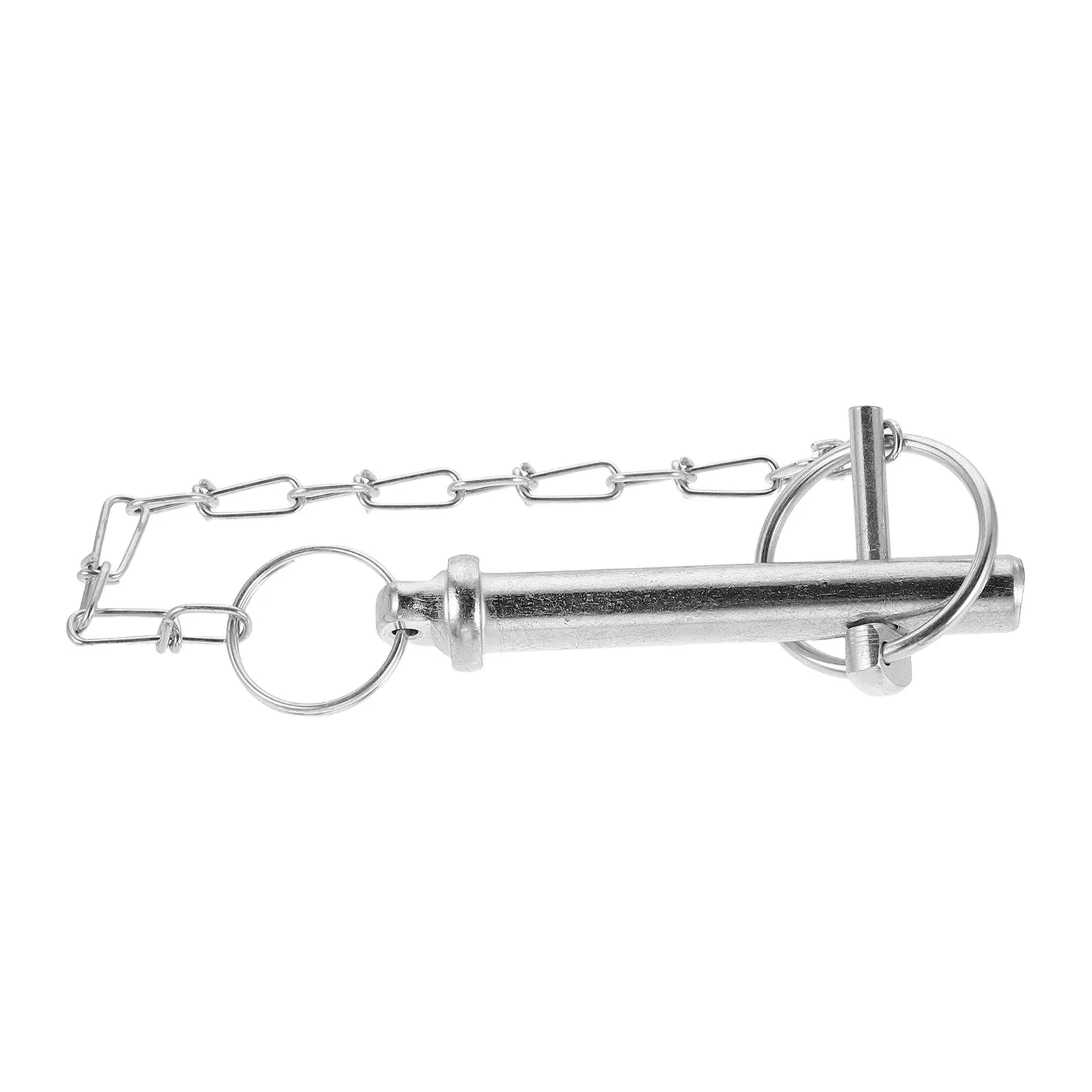 

8000 Lbs Heavy Duty Hitch Pin and Chain Spring Secured Towing Safety Lock for Trailer Jack Stand Axle Mounting Rv Tractor Use