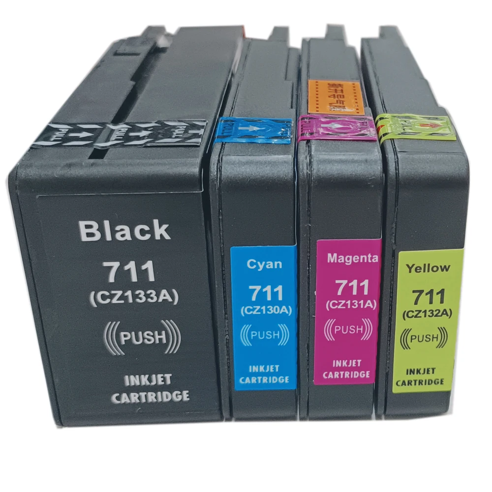 For HP711 HP711XL Compatible Ink Cartridge For HP DesignJet  T100 T120 T125 T130 T520 T525 T530 Printer