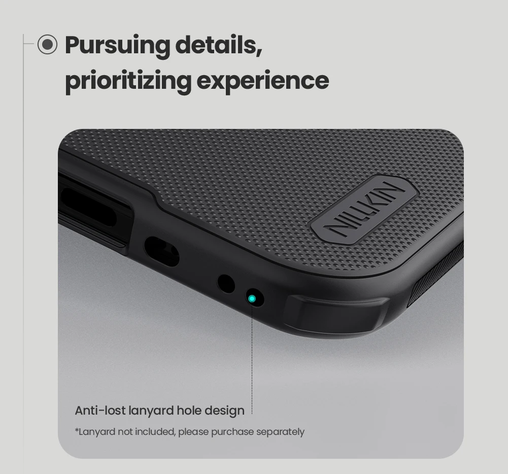 For iPhone Air Case Nilllkin Super Frosted Shield Pro Soft TPU Frame + Hard PC Back Cover Protection Phone Case For iPhone Air - view 2