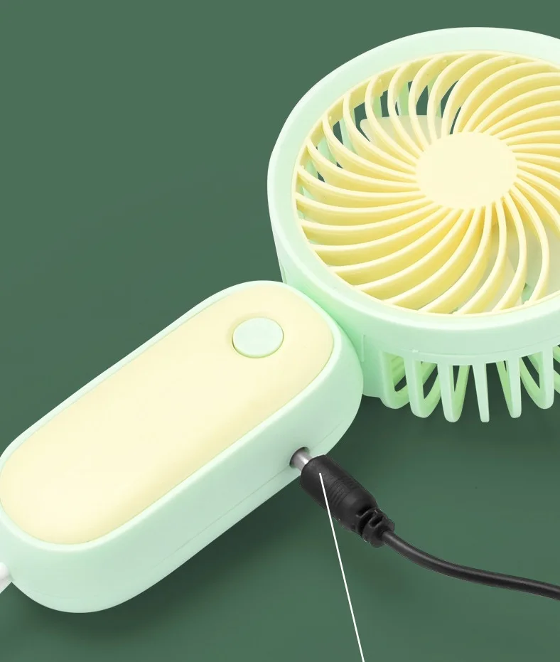 พัดลมแบบมือถือพลังงานลมขนาดเล็ก USB ใหม่สะดวกและเงียบเป็นพิเศษพัดลมพกพาได้นักเรียนสำนักงานน่ารักขนาดเล็กพัดลมระบายความร้อน